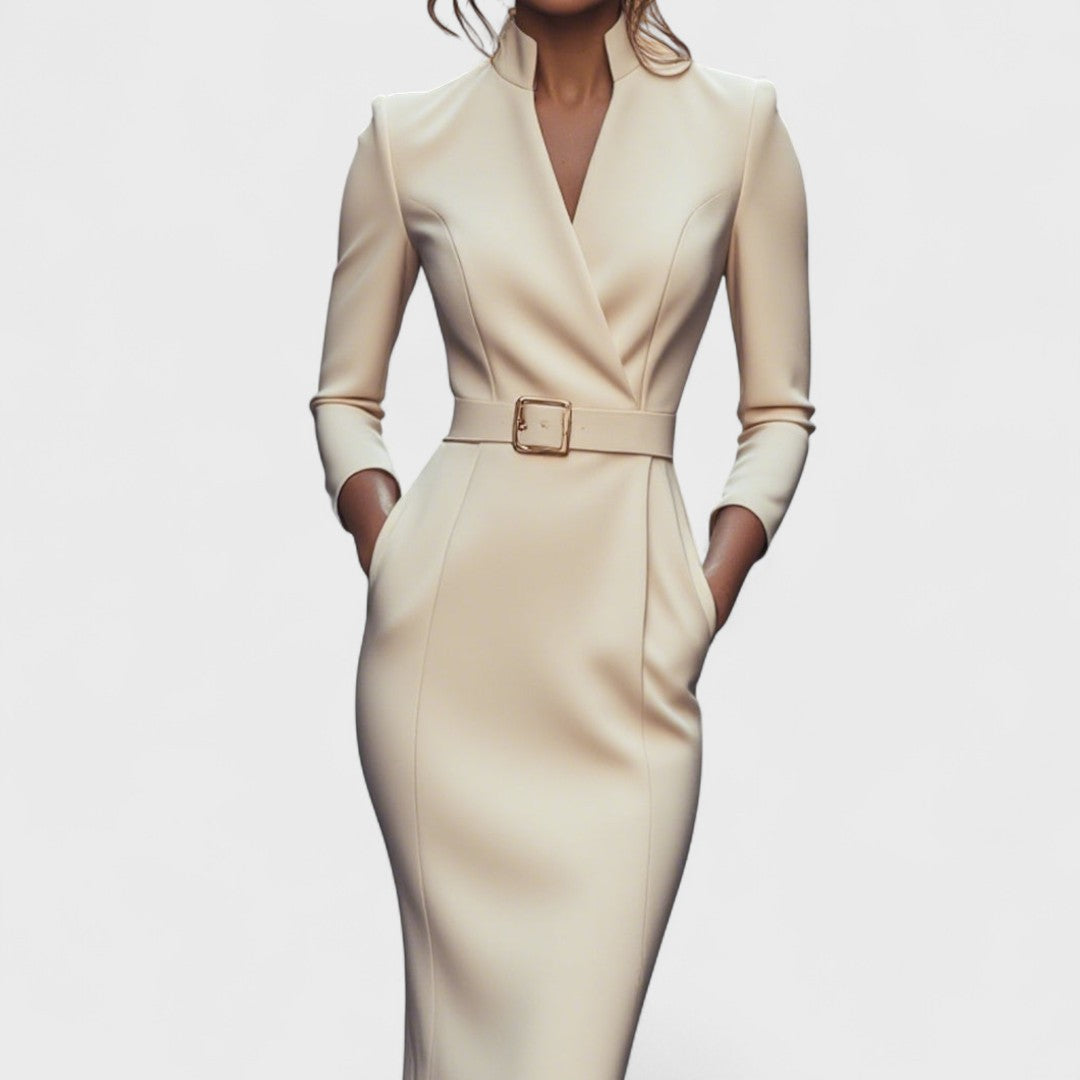 Carla™ | Elegant kjole med bælte