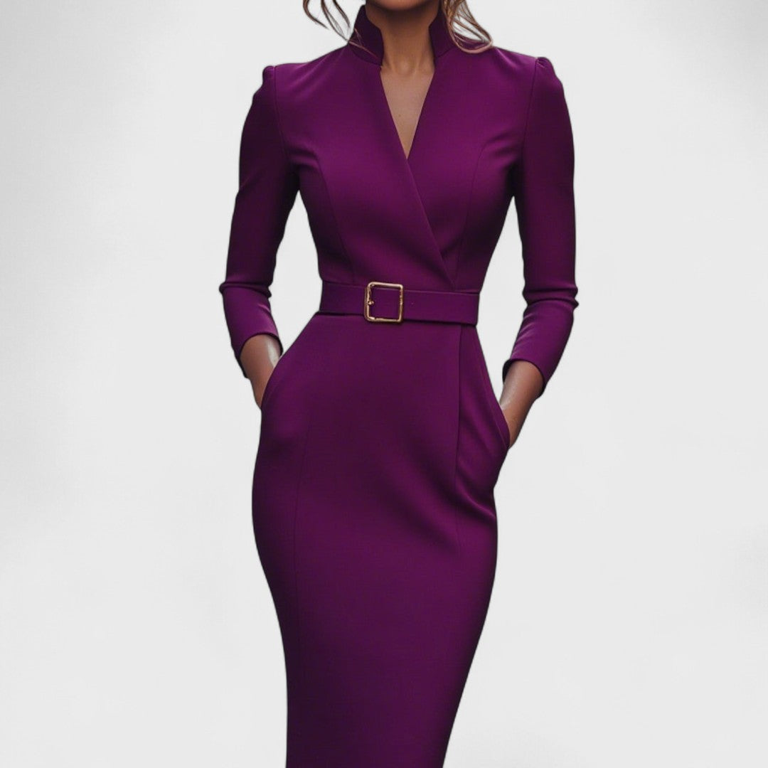 Carla™ | Elegant kjole med bælte