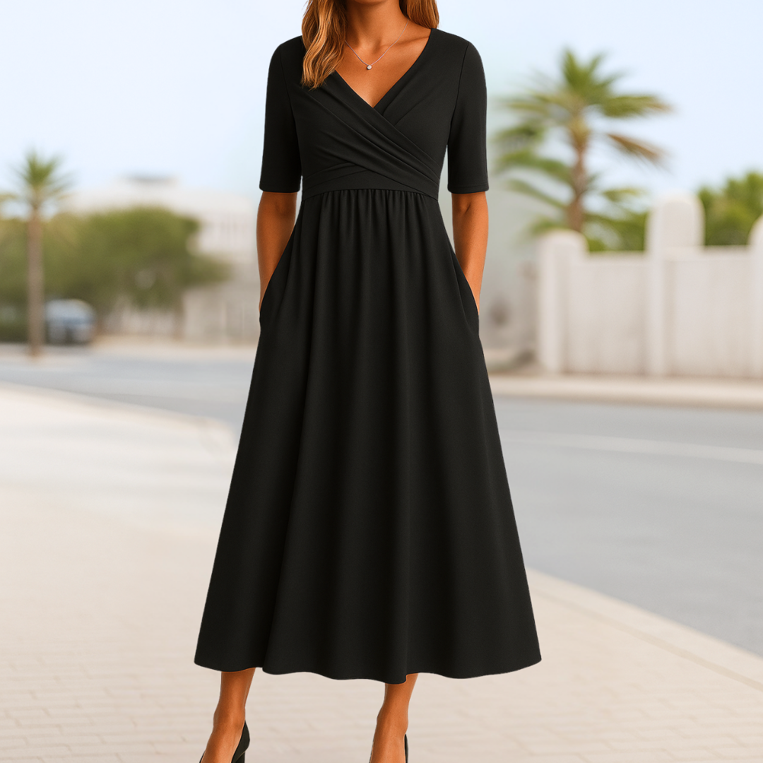 Veronica™ | Elegant midikjole med tidløs charme