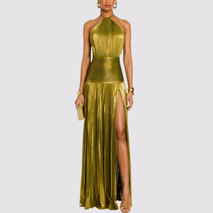 Martina™ | Elegant metallisk aftenkjole