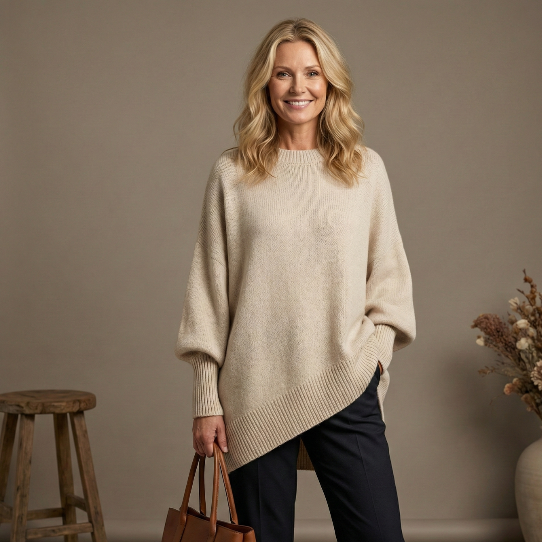 Claudia™ | Elegant oversized sweater i blød strik
