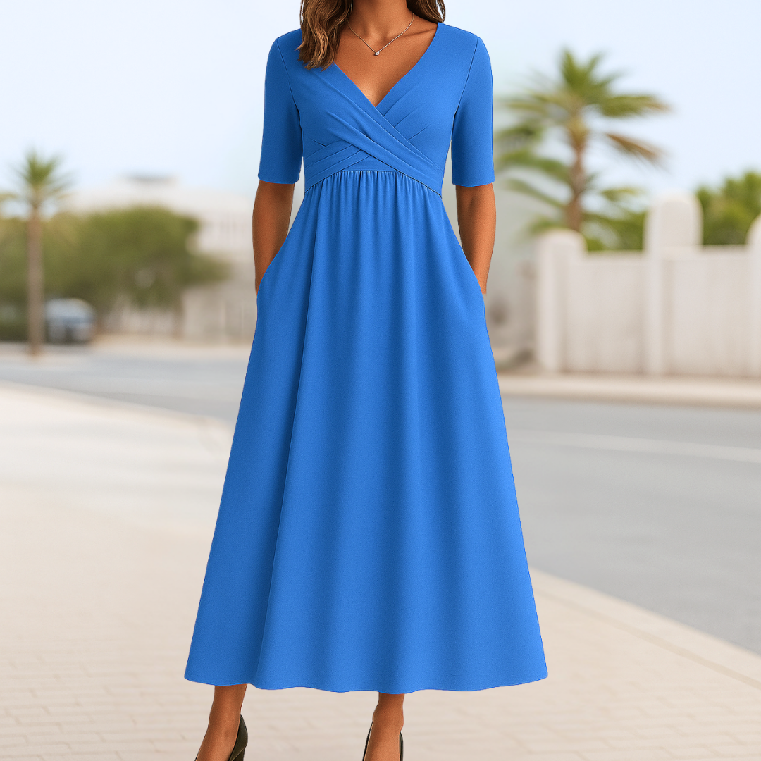 Veronica™ | Elegant midikjole med tidløs charme