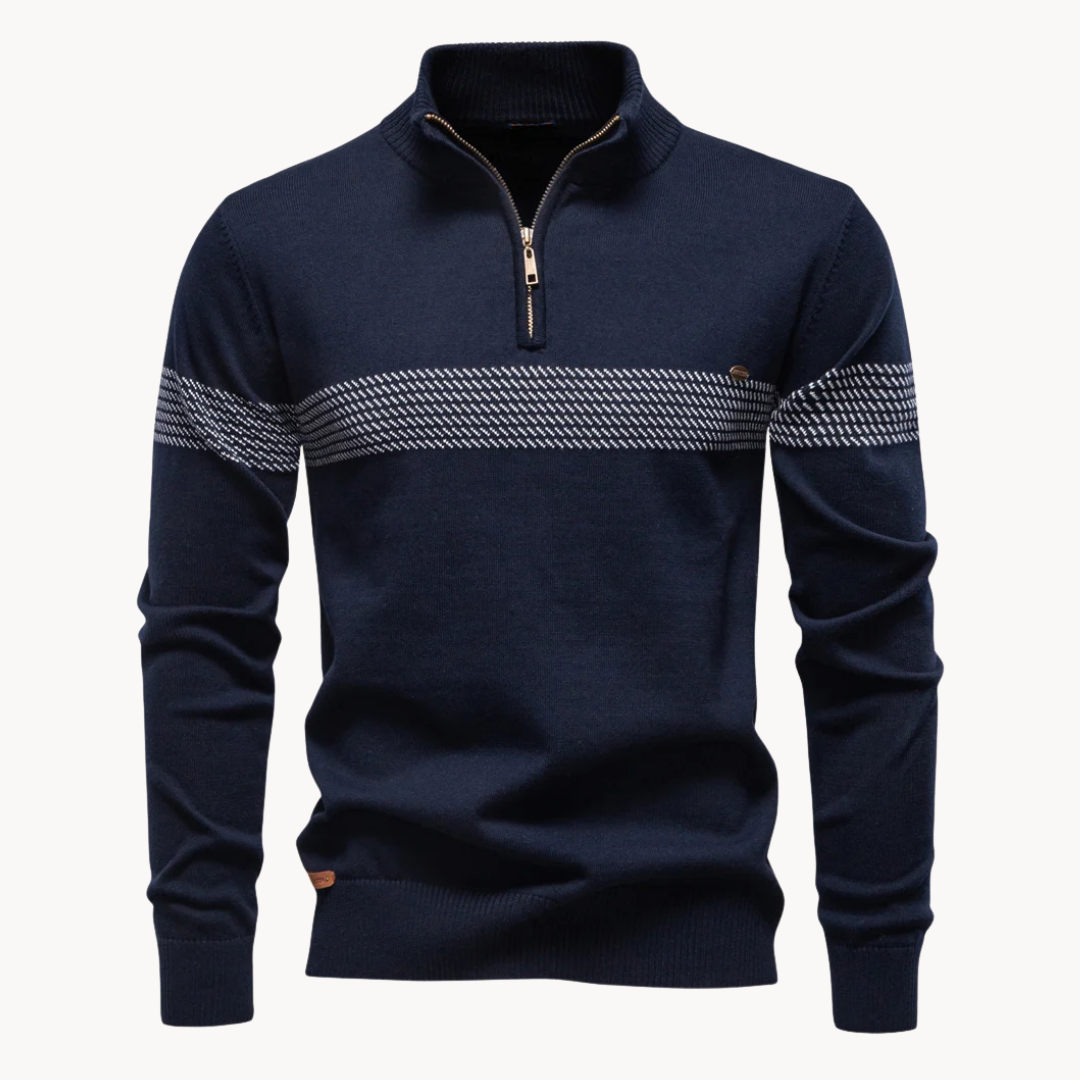 Timo™ | Maglione caldo con mezza zip