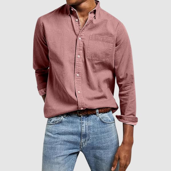 Lewis™ | Afslappet bluse i let bomuld