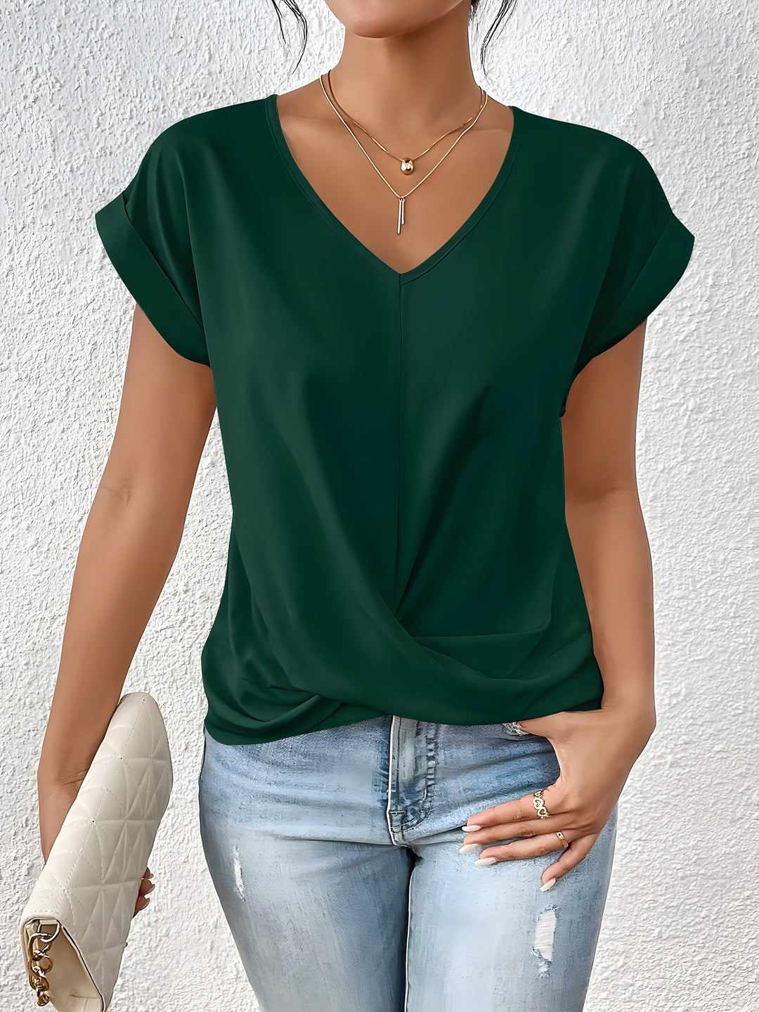 Ariana™ | Elegant top med knude