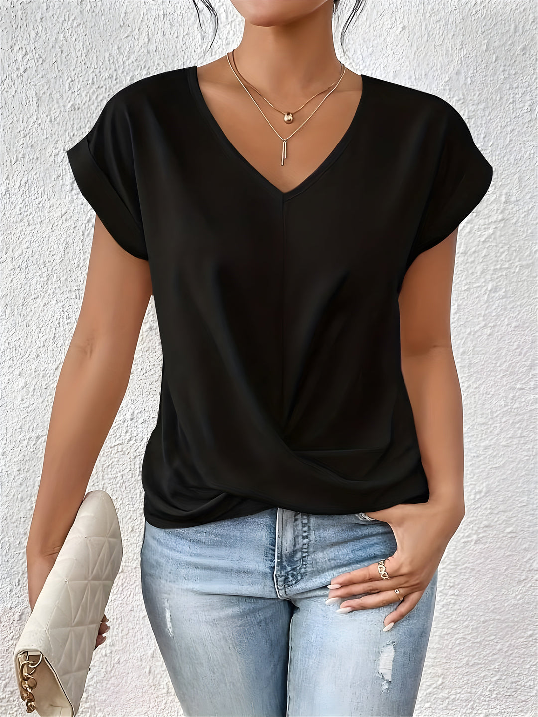 Ariana™ | Elegant top med knude