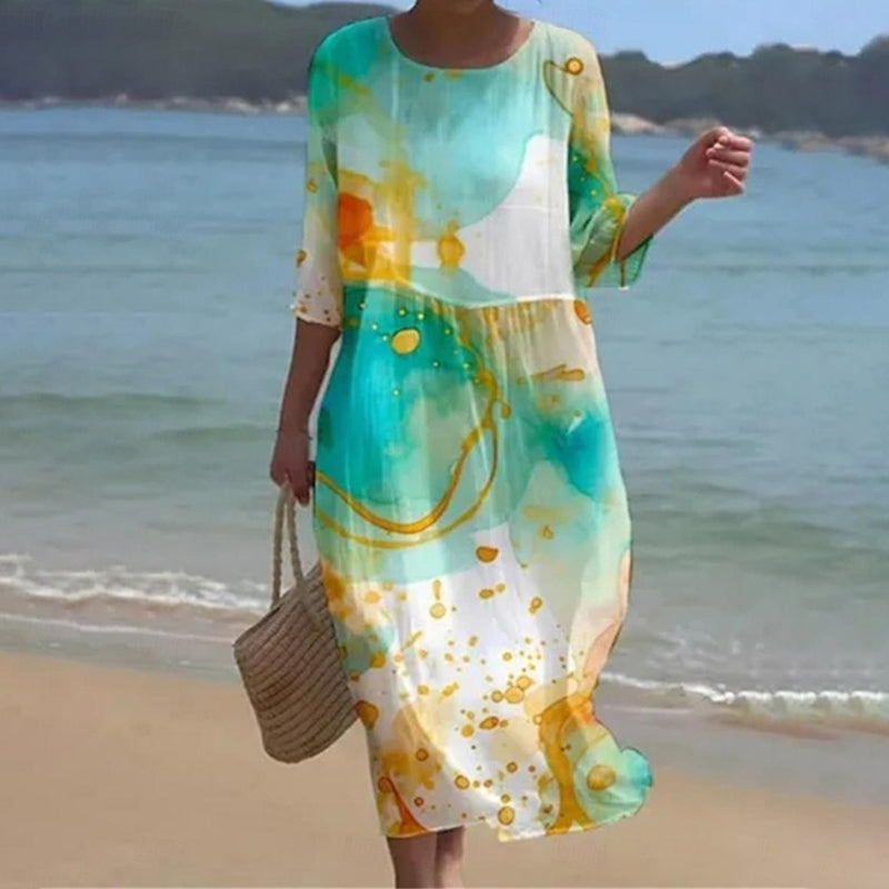 Lavinia™ | Elegant sommerkjole med blomsterprint