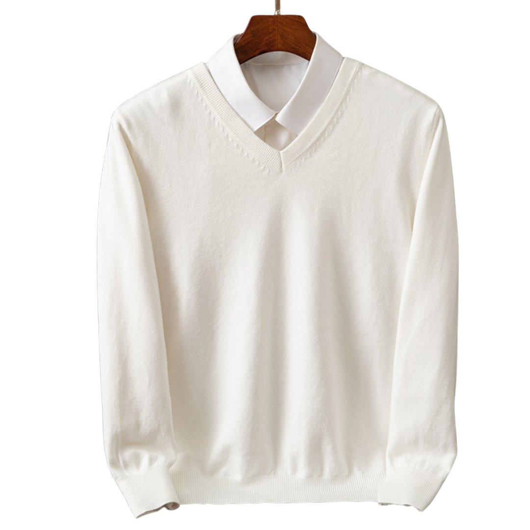Massimo™  | Kasjmirtrøje med V-hals