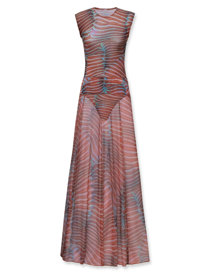 Giannina™ | Elegant lang kjole med print