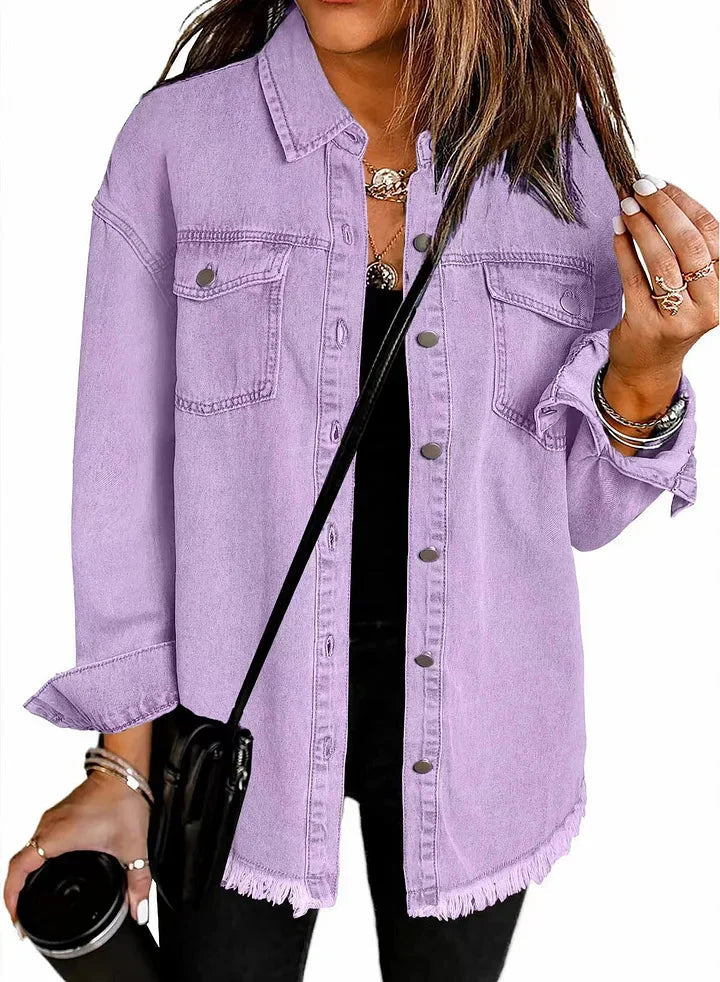 Mette™ | Afslappet denimjakke med lommer