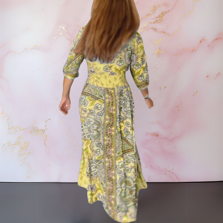 Anita™ | Elegant boho-maxikjole med bælte