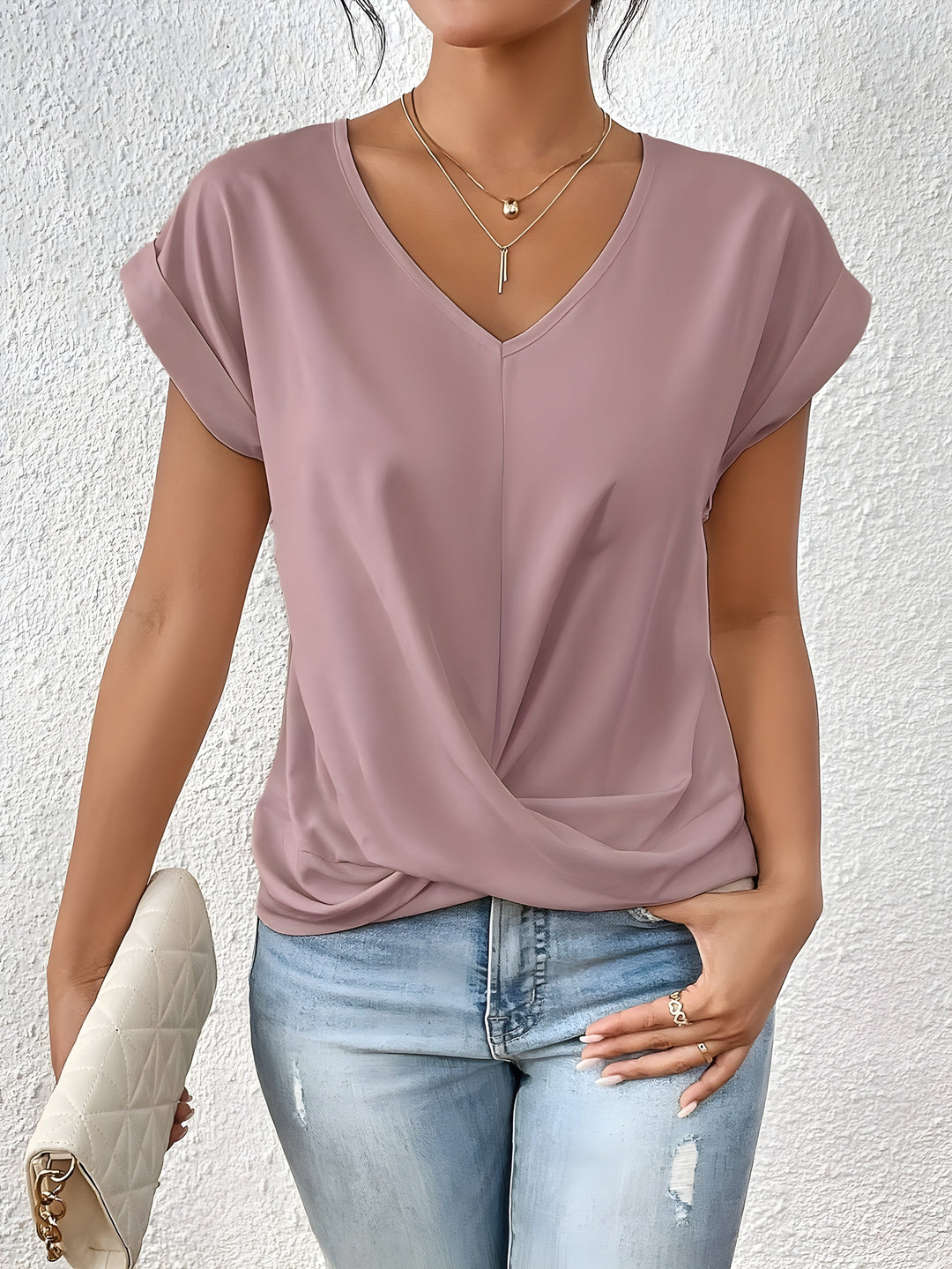 Ariana™ | Elegant top med knude