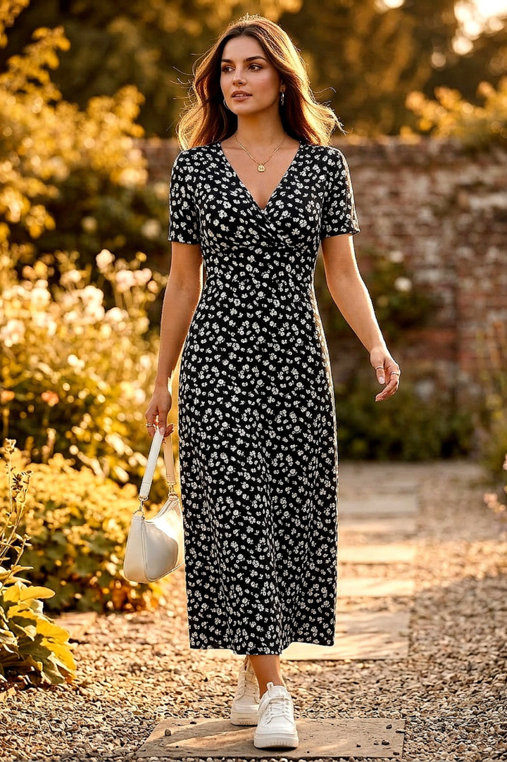 Anette™ | Blomstret sommerkjole