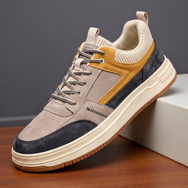 Emil™ | Lædersneakers med slip-on design