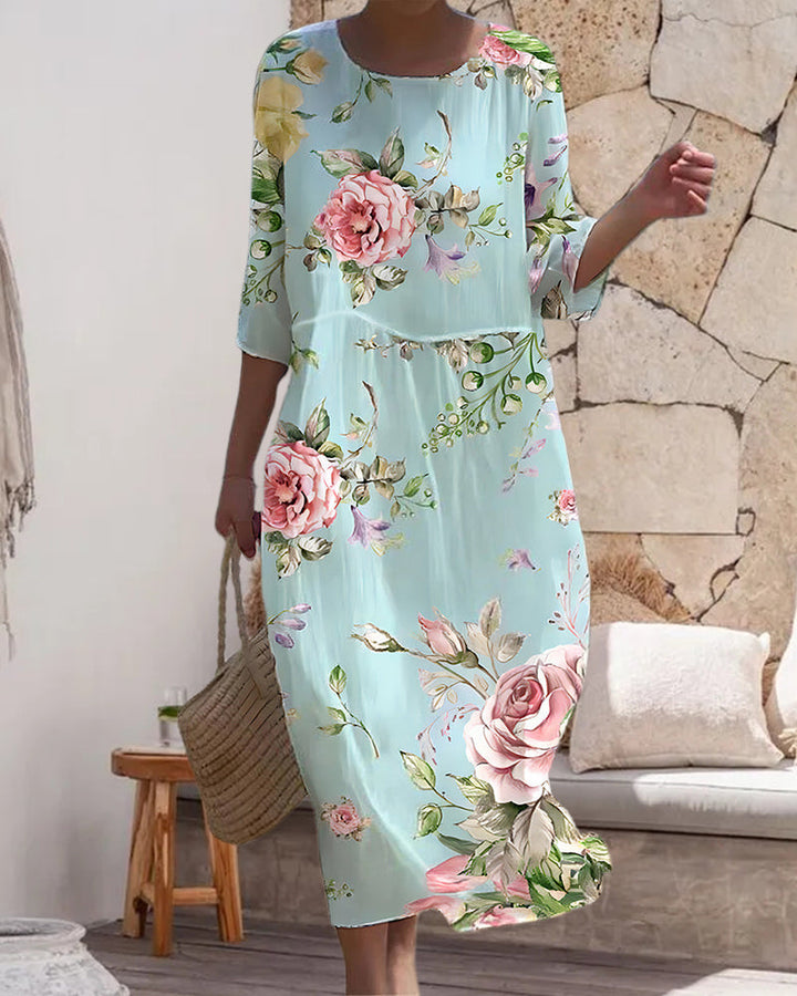 Lavinia™ | Elegant sommerkjole med blomsterprint