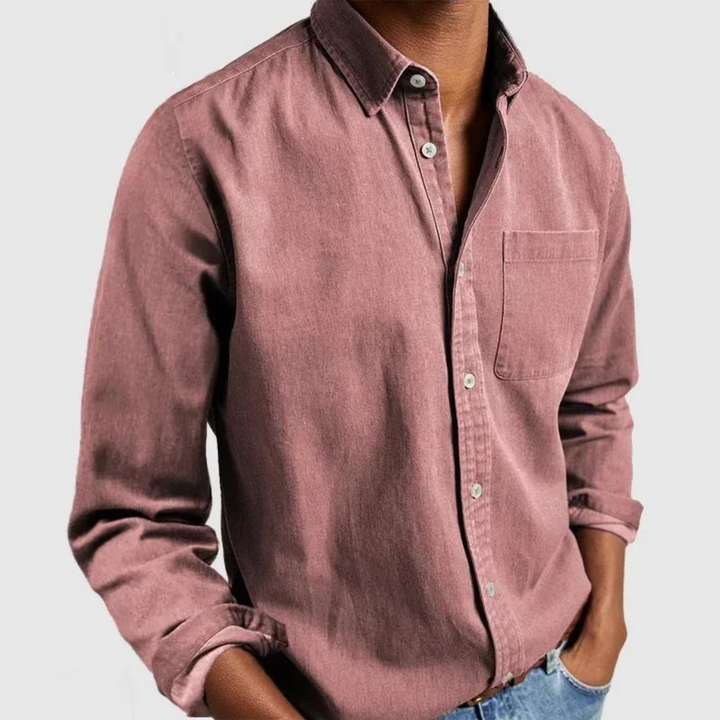 Lewis™ | Afslappet bluse i let bomuld