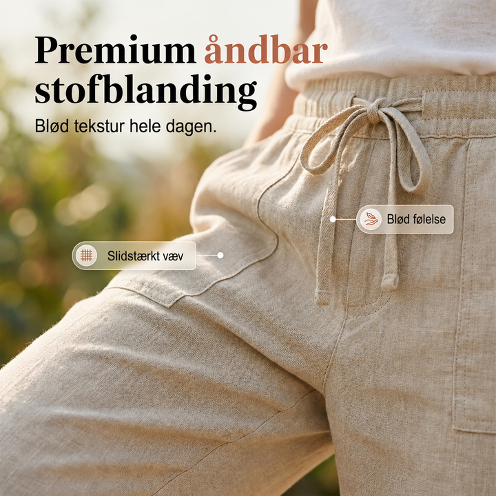 Heidi™ | Shorts i bomuld og hør