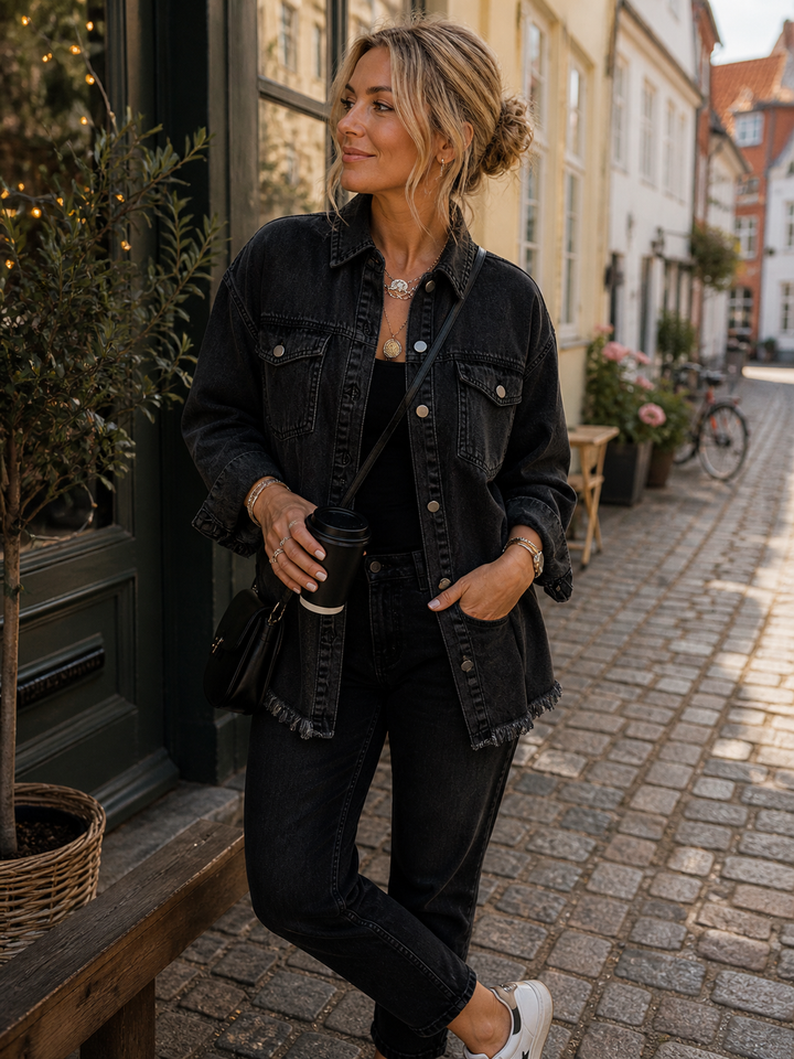 Mette™ | Afslappet denimjakke med lommer