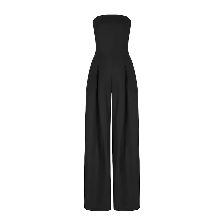 Evania™ | Elegant stropløs buksedragt med vide ben
