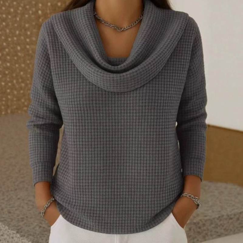 Vittoria™ | Blød og elegant sweater med blød krave