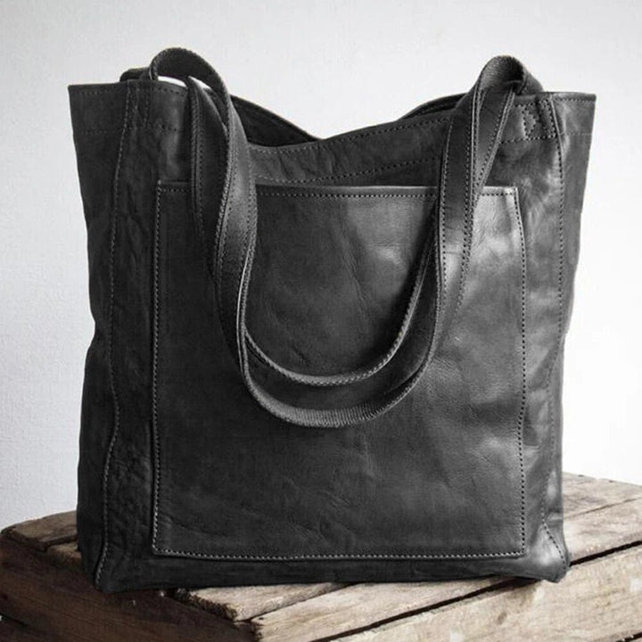 Lisa™ | Elegant shopper i læder