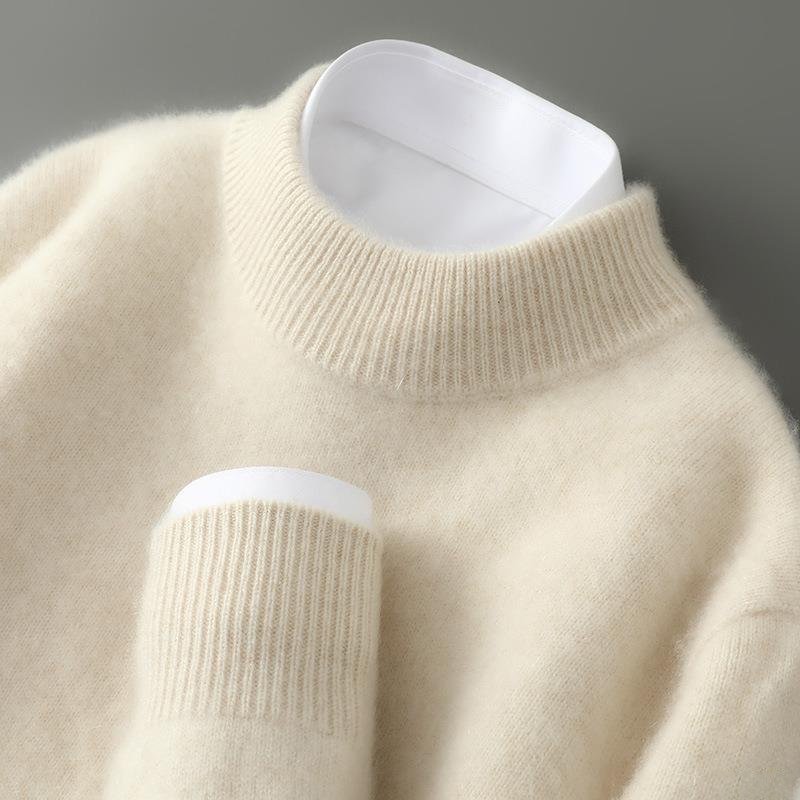 Lucio™ | Elegant kashmirsweater med høj hals