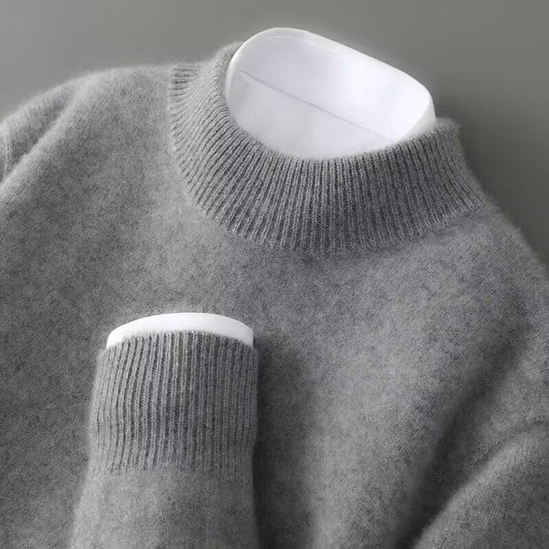 Lucio™ | Elegant kashmirsweater med høj hals