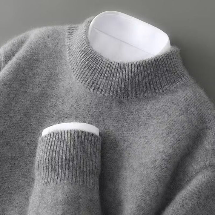 Lucio™ | Elegant kashmirsweater med høj hals