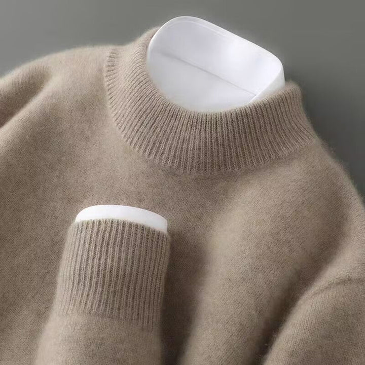 Lucio™ | Elegant kashmirsweater med høj hals