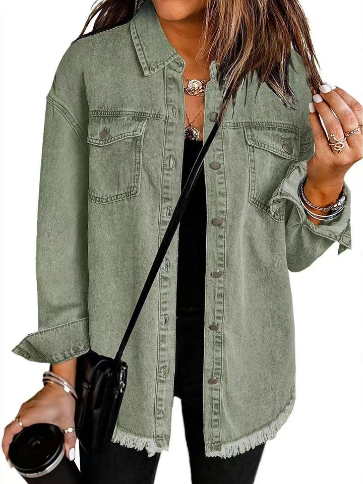 Mette™ | Afslappet denimjakke med lommer