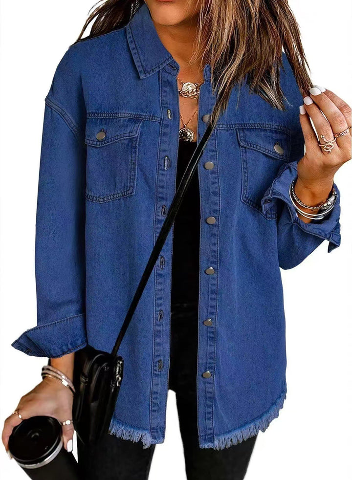 Mette™ | Afslappet denimjakke med lommer