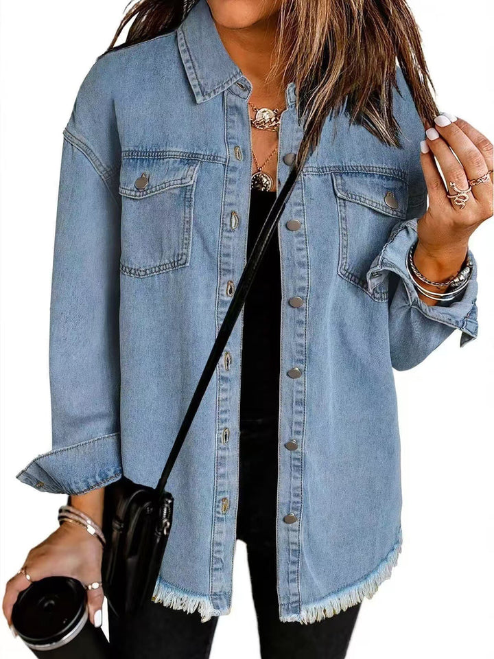 Mette™ | Afslappet denimjakke med lommer