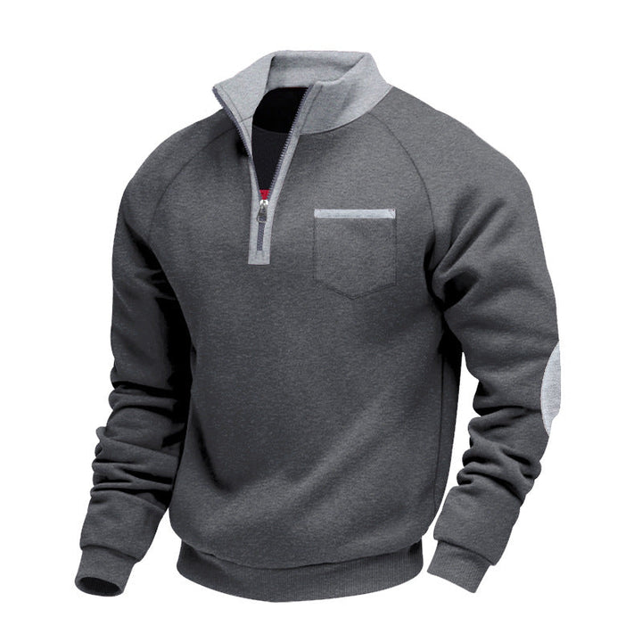 Tino™ | Sporty sweater med lynlås og lomme