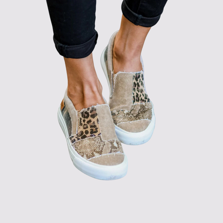 Noni™ | Komfortable patchwork-slip-ons
