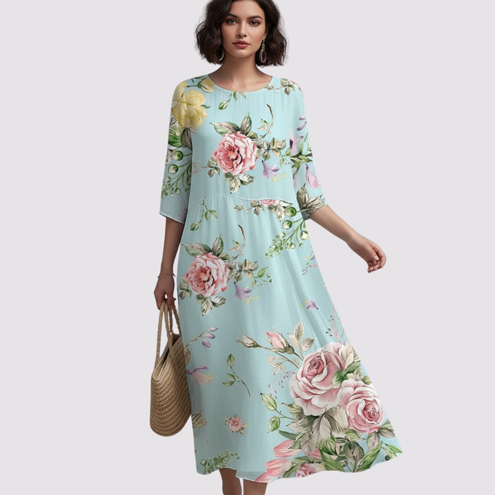 Lavinia™ | Elegant sommerkjole med blomsterprint