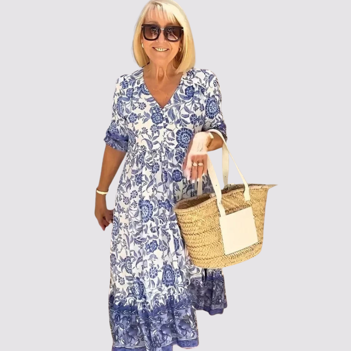 Ella™ | Zomerkjole med blomsterprint