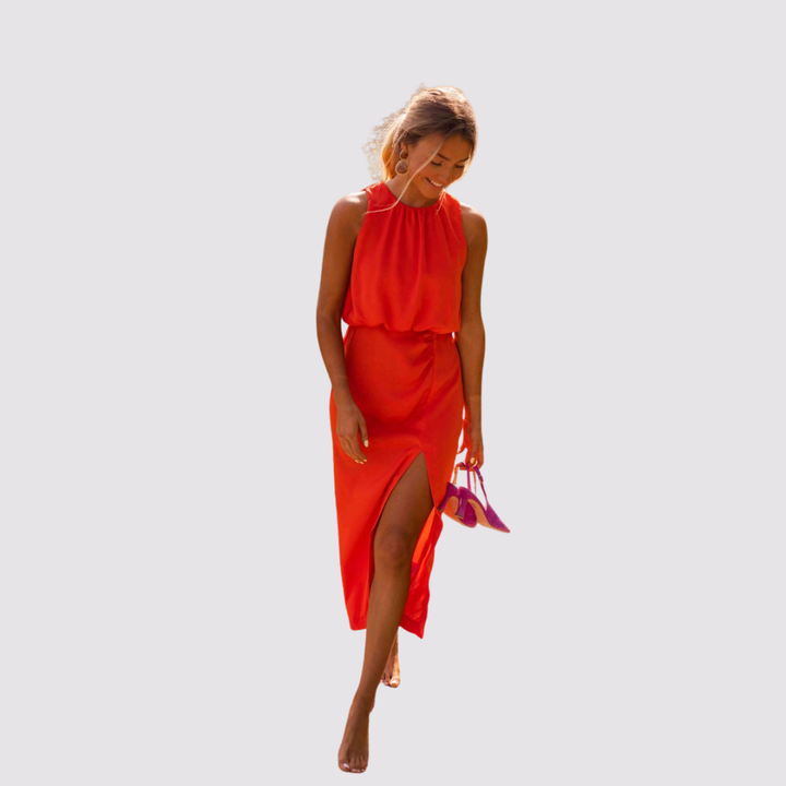 Leona™ | Elegant sommerlig midikjole