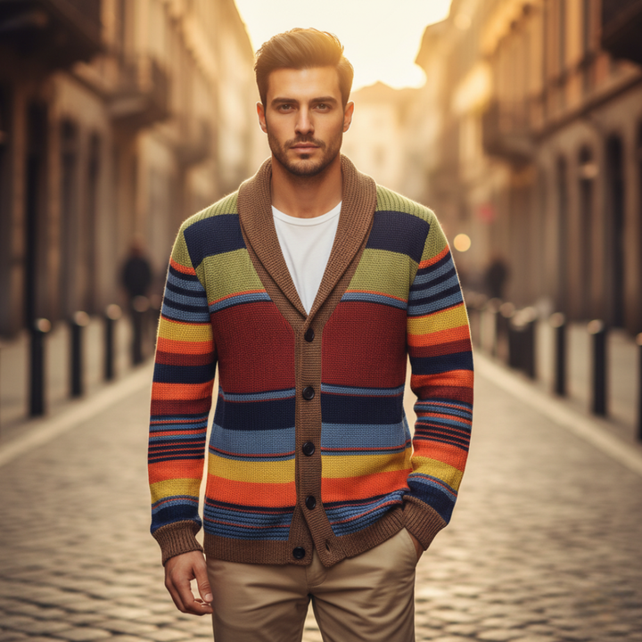Orlando™ | Stribet cardigan i flere farver