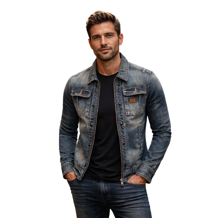 Orazio™ | Vintage denimjakke