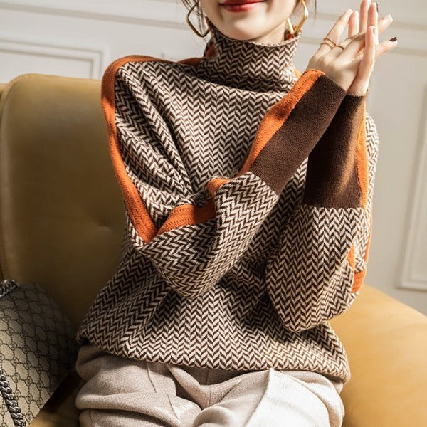 Giorgia™ | Elegant og varm sweater med høj hals