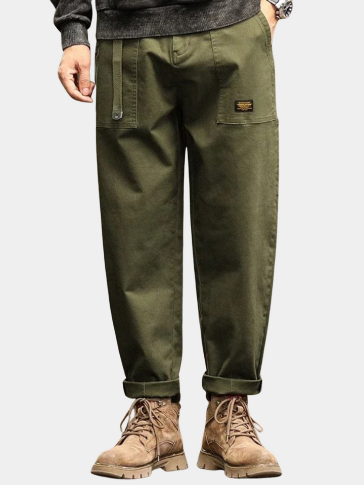 Riccardo™ | Vintage cargo-bukser i bomuld