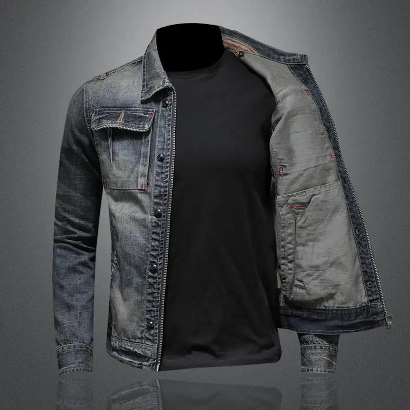 Orazio™ | Vintage denimjakke