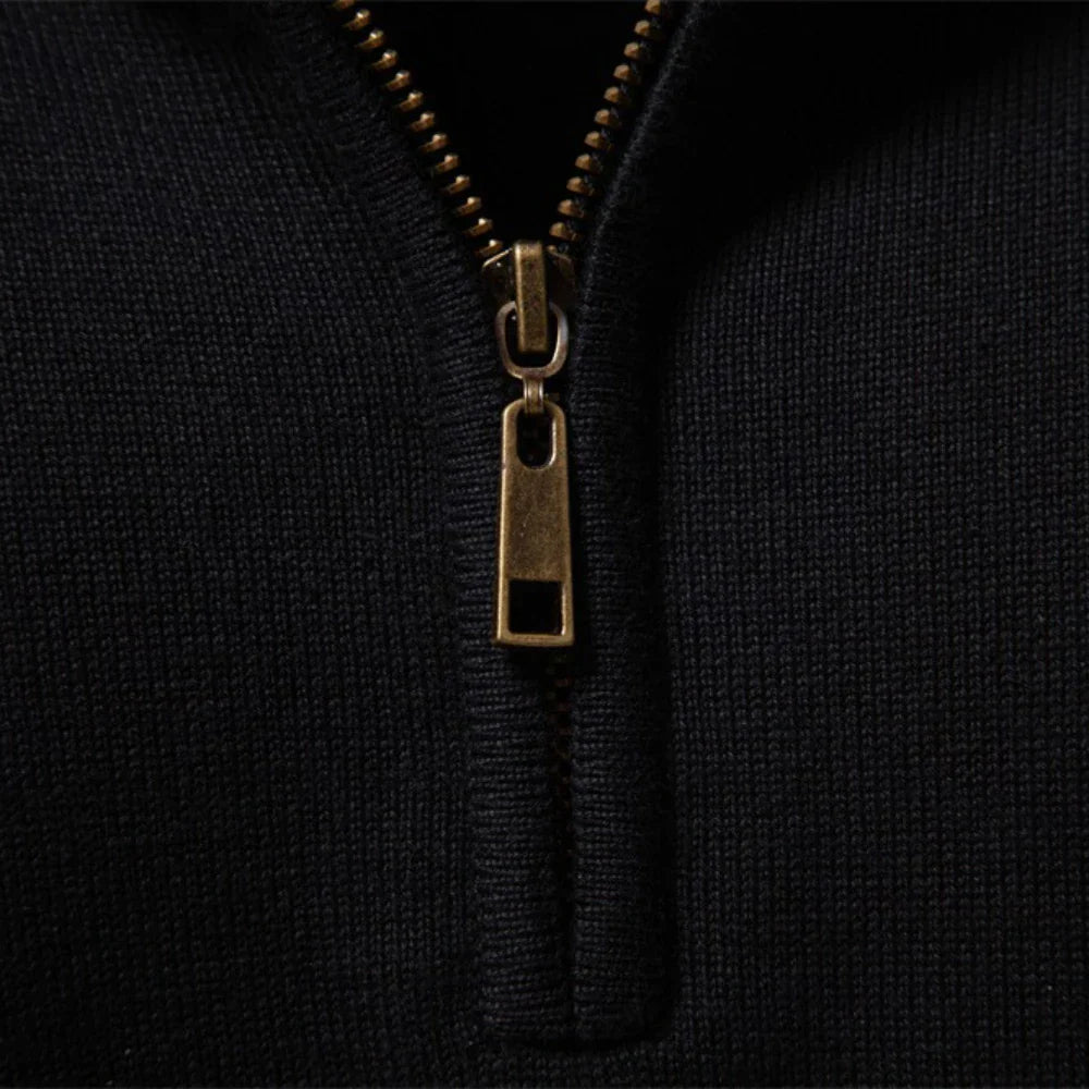 Timo™ | Maglione caldo con mezza zip