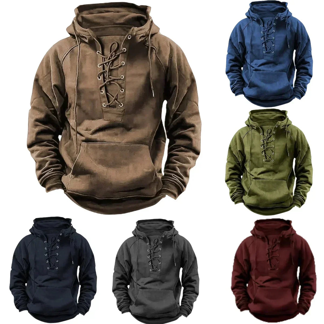 Nino™ | Vintage sweatshirt med snøre