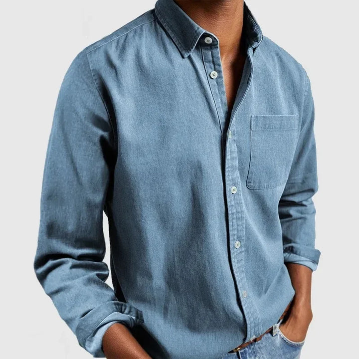 Lewis™ | Afslappet bluse i let bomuld