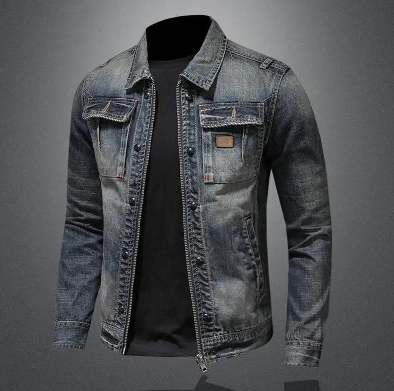 Orazio™ | Vintage denimjakke