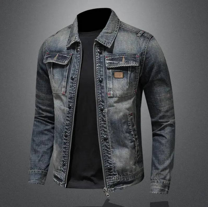 Orazio™ | Vintage denimjakke