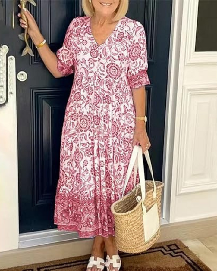 Ella™ | Zomerkjole med blomsterprint