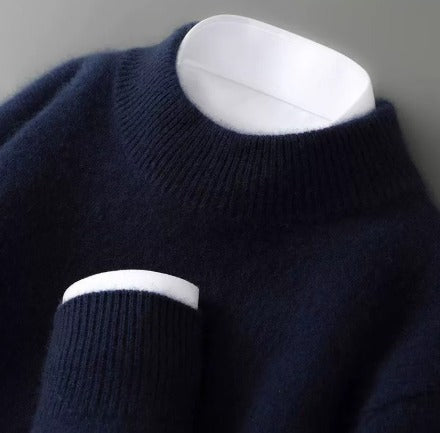 Lucio™ | Elegant kashmirsweater med høj hals