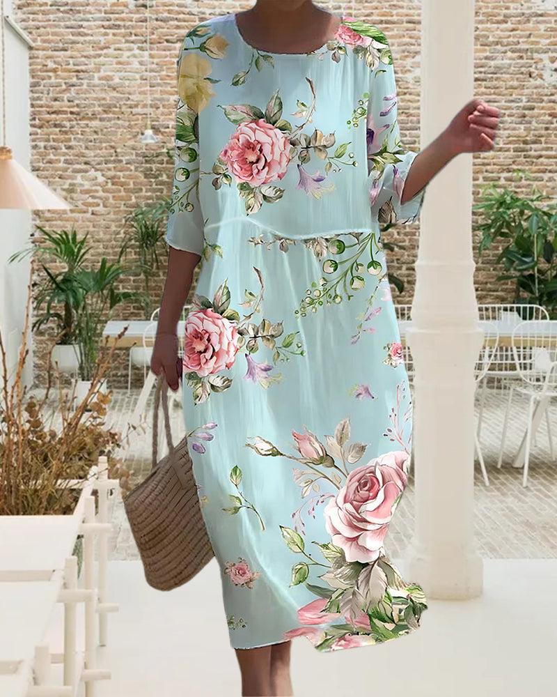 Lavinia™ | Elegant sommerkjole med blomsterprint